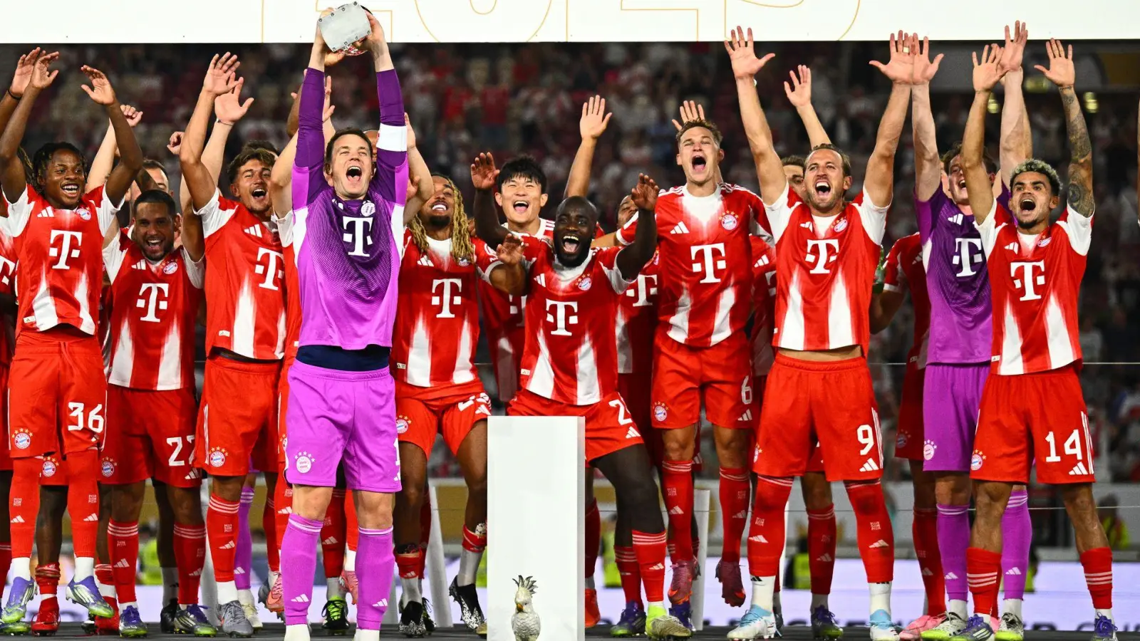 Das Supercup-Finale 2025 gewannen die Bayern gegen den VfB Stuttgart. (Archivbild) (Foto: Tom Weller/dpa)