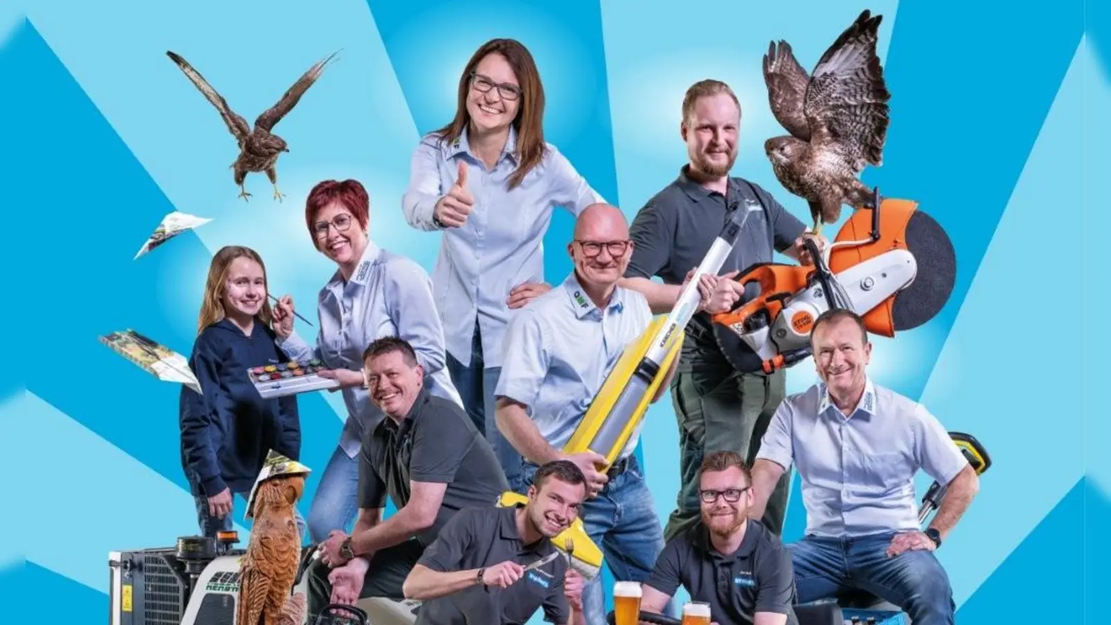 Das freundliche Team der Firma Ströbel freut sich schon auf Ihren Besuch! (Foto: Fa. Ströbel)