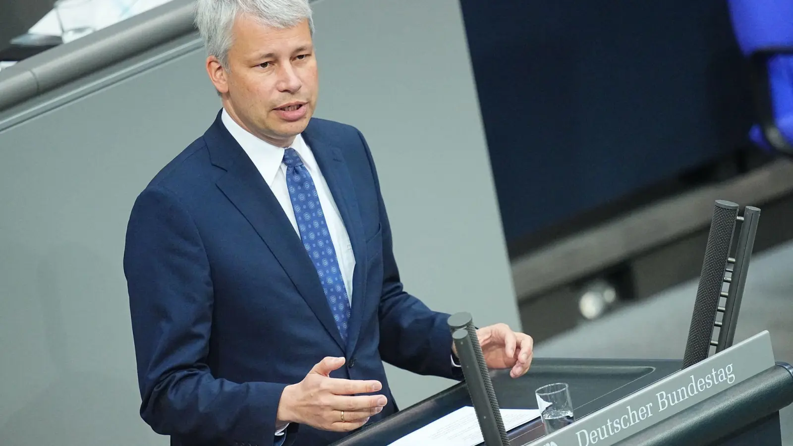 CDU/CSU-Parlamentsgeschäftsführer Bilger sieht keinen Gesprächsbedarf mit der Linken. (Foto: Michael Kappeler/dpa)