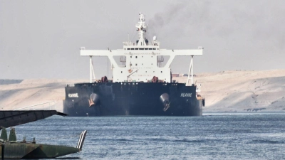 Große Reedereien meiden zunehmend die Route durch das Rote Meer und den Suezkanal. (Foto: Sayed Hassan/dpa)