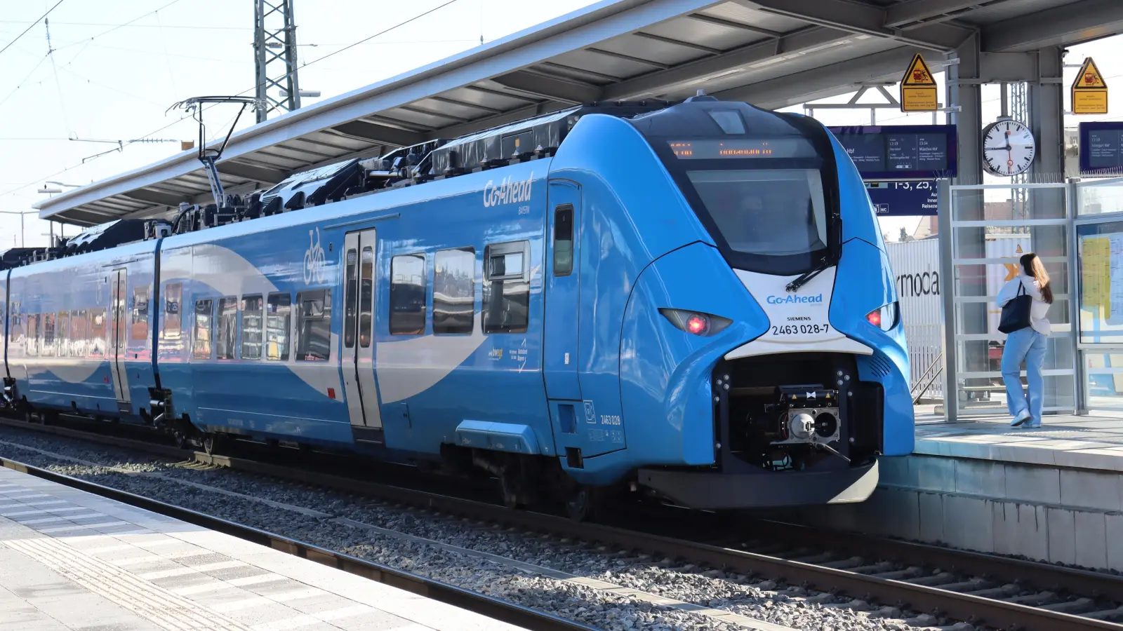 Die Privatbahn Go-Ahead betreibt unter anderem die Regionalzüge zwischen Würzburg, Ansbach und Treuchtlingen. (Foto: Thomas Schaller)