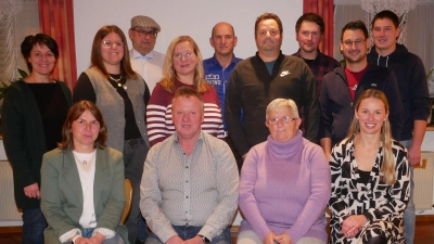 Nach der Nominierung präsentierten sich die Kandidatinnen und Kandidaten der Unabhängigen Wähler in Dentlein. (Foto: Helmut Soldner)