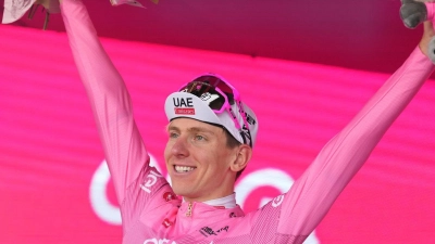 Der Slowene Tadej Pogacar dominierte den Giro. (Foto: Gian Mattia D'alberto/LaPresse via ZUMA Press/dpa)