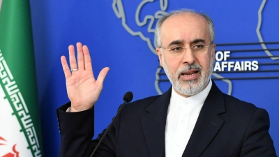 Der Sprecher des iranischen Außenministeriums: Nasser Kanaani. (Foto: Shadati/Xinhua/dpa)