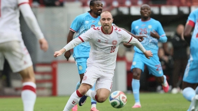 Dänemarks Nationalspieler Christian Eriksen. (Foto: Bruno Fahy/Belga/dpa)