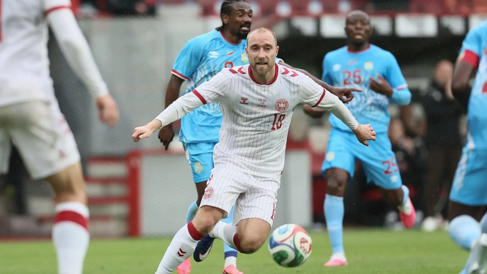 Dänemarks Nationalspieler Christian Eriksen. (Foto: Bruno Fahy/Belga/dpa)