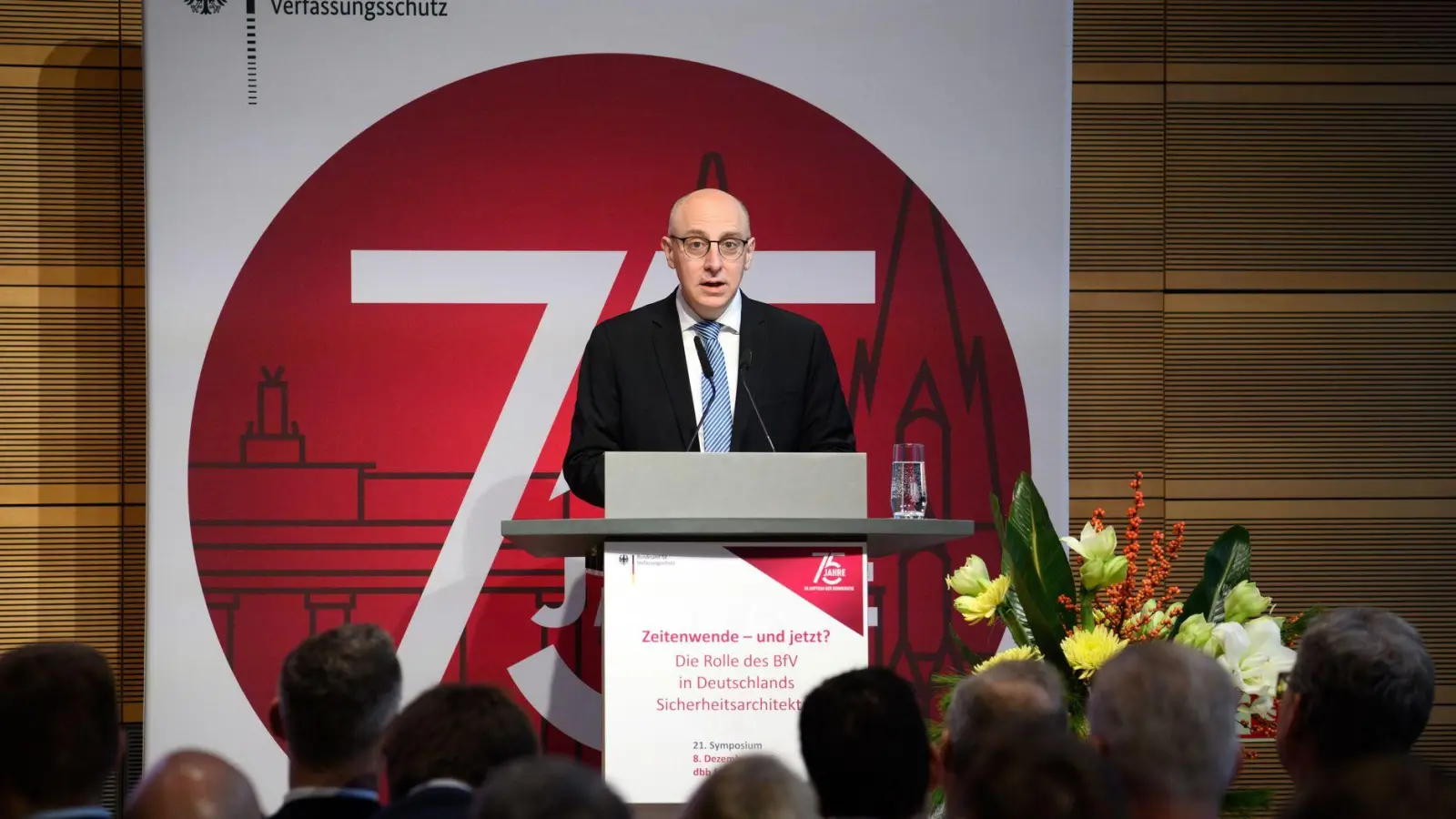 Vor einigen Wochen feierte das Bundesamt für Verfassungsschutz sein 75-jähriges Bestehen.  (Foto: Bernd von Jutrczenka/dpa)