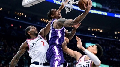 Die Sacramento Kings waren bei den LA Clippers chancenlos. (Foto: Wally Skalij/AP/dpa)