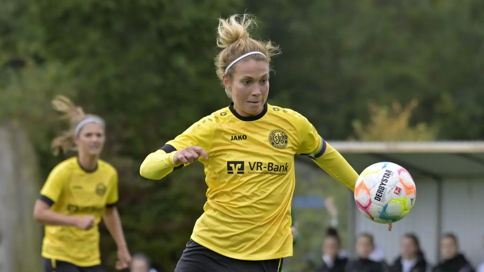 Beim Hinspiel in München erzielte Maren Haberäcker den 1:0-Siegtreffer für den SV Weinberg. (Foto: Martin Rügner)
