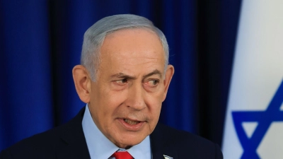 Der israelische Regierungschef Benjamin Netanjahu hat das iranische Volk in der Vergangenheit bereits zum Sturz der Führung in Teheran aufgerufen. (Archivbild) (Foto: Ronen Zvulun/Pool Reuters/dpa)