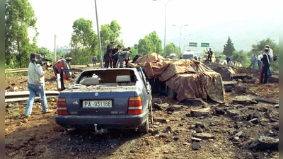 Mehr als 30 Jahre nach dem Mord an dem Mafiajäger Giovanni Falcone ist einer der Attentäter nun wieder frei. (Foto: Archiv) (Foto: Nino Labruzzo/AP/dpa)