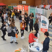 Am 22. September 2026 haben Jugendliche in der Dinkelsbühler Dreifachturnhalle die Chance, sich über ihren möglichen Karriereweg zu informieren. Rund 50 regionale Firmen präsentieren sich und ihr Ausbildungsangebot dort.  (Foto: Peter Tippl)