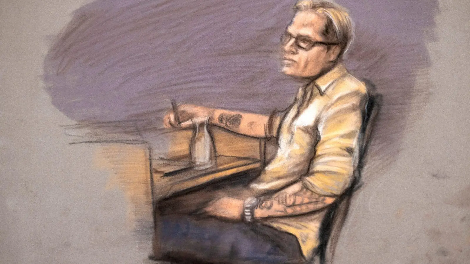 Marius Borg Høiby darf im Gericht nicht fotografiert oder gefilmt werden.  (Foto: Ane Hem/Pool NTB Scanpix/AP/dpa)