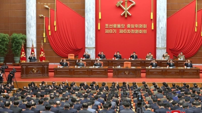 Das Außenministerium in Pjöngjang droht den USA und Südkorea vor gemeinsamen Militärsübungen mit Gegenmaßnahmen und wirft ihnen einen „Agressionskrieg“ vor. (Foto: -/kcna/kns/dpa)