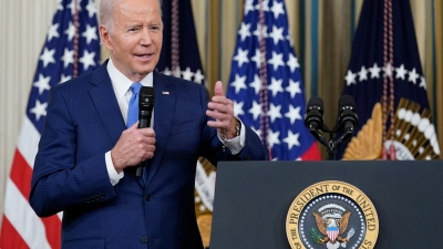 US-Präsident Joe Biden signalisiert Offenheit für die Arbeit mit Republikanern. (Foto: Susan Walsh/AP/dpa)