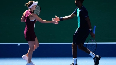 Für ihre gemeinsame Tochter Skai wollen Elina Switolina und Gaël Monfils weiterhin gemeinsam da sein. (Archivbild) (Foto: Yuki Iwamura/AP/dpa)