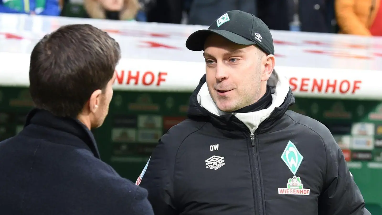 Werder-Trainer Ole Werner und sein Team wollen Leverkusens vorzeitigen Meistertitel verhindern. (Foto: Carmen Jaspersen/dpa)