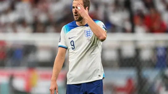 Englands Star Harry Kane war nach dem WM-Aus sehr enttäuscht. (Foto: Robert Michael/dpa)