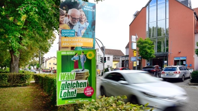 Über die aus ihrer Sicht richtige Position der Wahlplakate haben sich die Freien Wähler und die Grünen in Neuendettelsau gestritten. (Foto: Jim Albright)