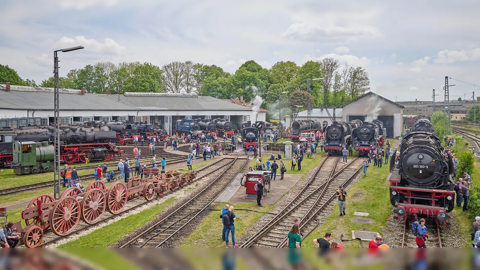 Das Bayerische Eisenbahnmuseum in Nördlingen gilt als eines der größten technikhistorischen Freilichtmuseen Deutschlands. (Foto: Daniel Bleich)