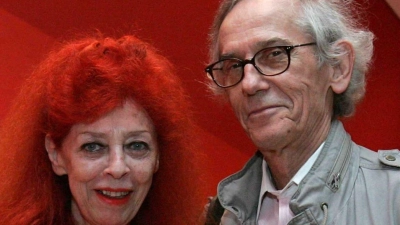 Die Verhüllungskünstler Christo und Jeanne-Claude im Jahr 2006. (Foto: Friso Gentsch/dpa)
