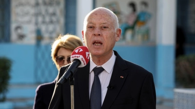 Tunesiens Präsident Kais Saied „nimmt nichts an, was Gnaden oder Almosen ähnelt.“ (Foto: Khaled Nasraoui/dpa)