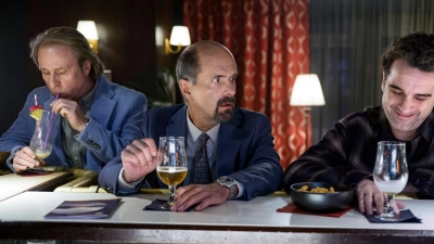 Wieder alle zusammen: „Ernie“, Stromberg und Ulf treffen sich nach mehr als zehn Jahren wieder. (Handout) (Foto: Stephan Rabold/MadeFor Film /dpa)