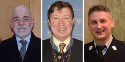 Michael Lappler (Grüne), Jürgen Heckel (WiR) und Philipp Flierl (parteilos) wollen zum Bürgermeister von Bad Windsheim gewählt werden. (Foto: Gerhard Krämer)