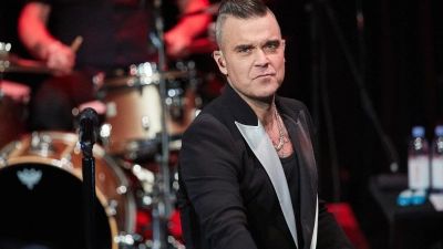 Sänger Robbie Williams hat eine private Kunstsammlung. (Foto: Georg Wendt/dpa)