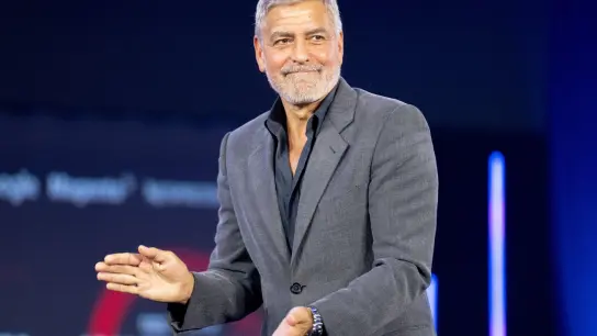 George Clooney beim Festival „4Gamechangers“ in Wien. (Foto: Georg Hochmuth/APA/dpa)