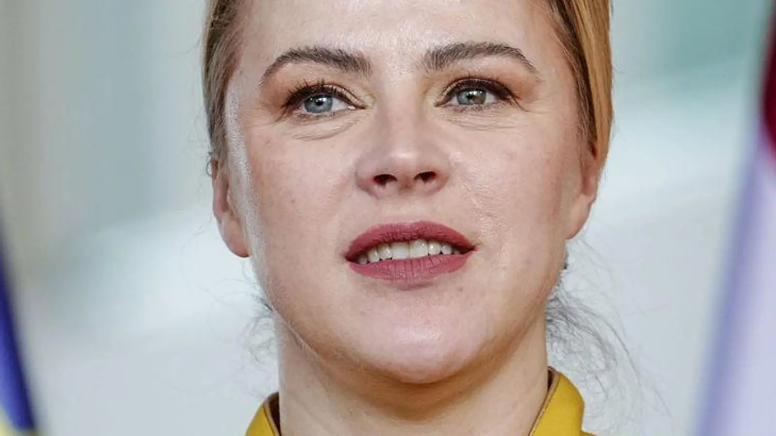 Siliņa bei einer Pressekonferenz (Archivbild). (Foto: Kay Nietfeld/dpa)