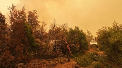 Betroffen sind Teile der Provinzen Chubut, La Pampa, Neuquén und Río Negro.  (Foto: Victor R. Caivano/AP/dpa)