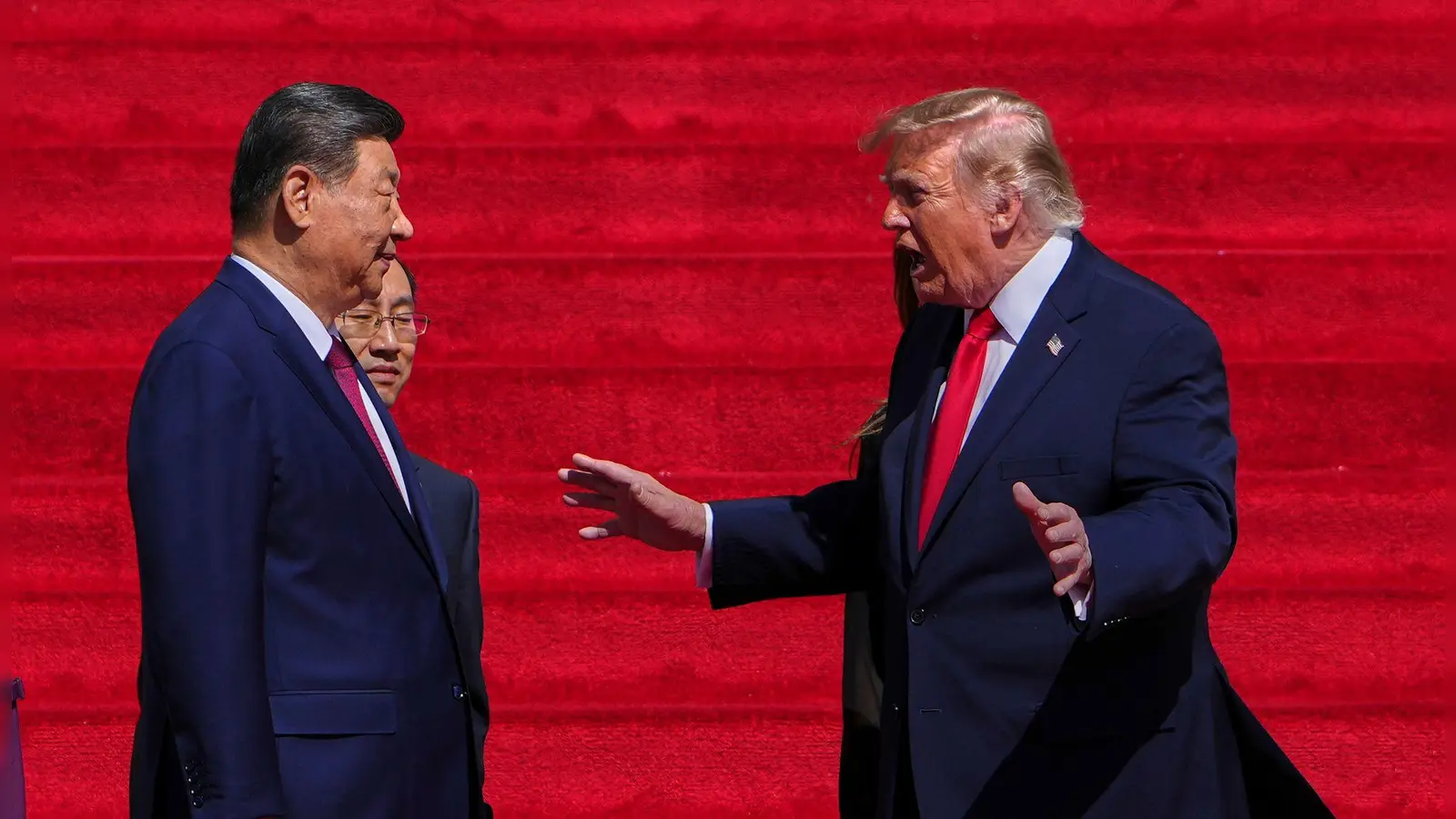Trump hatte Xi vergangene Woche in Washington empfangen. (Archivbild)  (Foto: Julia Demaree Nikhinson/AP/dpa)
