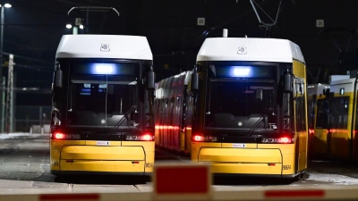 Der Berliner Nahverkehr ist seit den frühen Morgenstunden aufgrund des Warnstreiks nahezu vollständig eingestellt. (Foto: Sebastian Christoph Gollnow/dpa)
