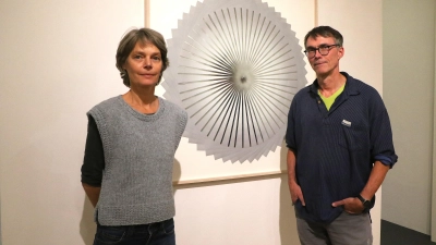 Susanne Roth und Gerhard Rießbeck stellen die kommenden drei Wochenenden gemeinsam ihre Werke aus. (Foto: Alexander Rausch)