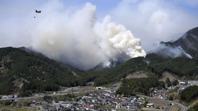 Rund ein Drittel der Bevölkerung von Ōtsuchi wurde zum Verlassen ihrer Häuser aufgefordert. (Foto: -/kyodo/dpa)