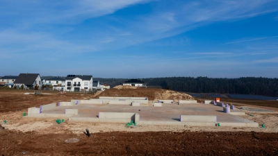 Am Bergfeld entsteht derzeit der neue Generationenpark. (Foto: Evi Lemberger)