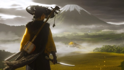 Trügerische Idylle: Atsus Katana-Schwert ist verdammt scharf. (Foto: Sony Interactive Entertainment/dpa-tmn)