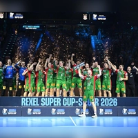 Der erste Titel der Saison geht an den SC Magdeburg. (Foto: Angelika Warmuth/dpa)