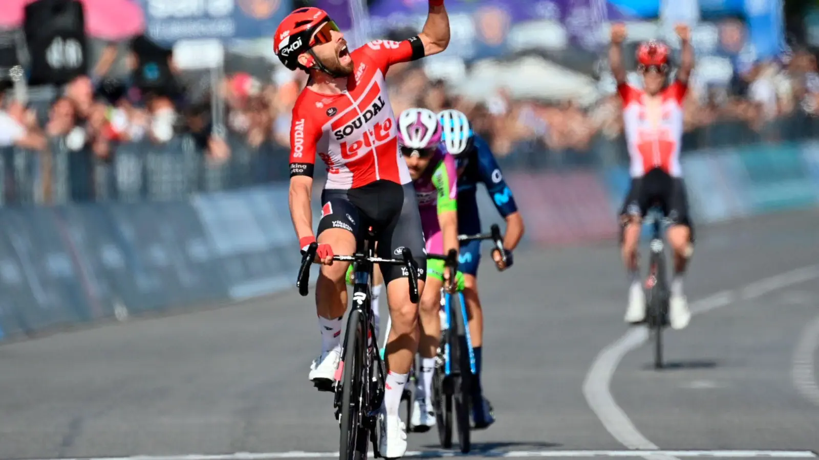 Thomas de Gendt hat die 8. Etappe des Giro d’Italia. (Foto: Massimo Paolone/LaPresse/AP/dpa)