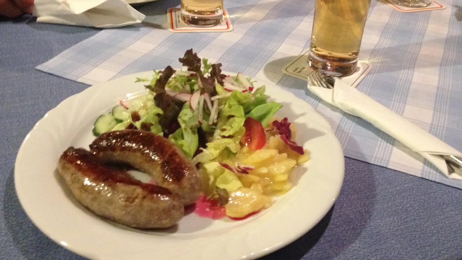 Die Dürrwanger Gasthäuser haben natürlich auch während der Kirchweih für alle Feinschmecker geöffnet.  (Foto: Stefan Baumgärtner)