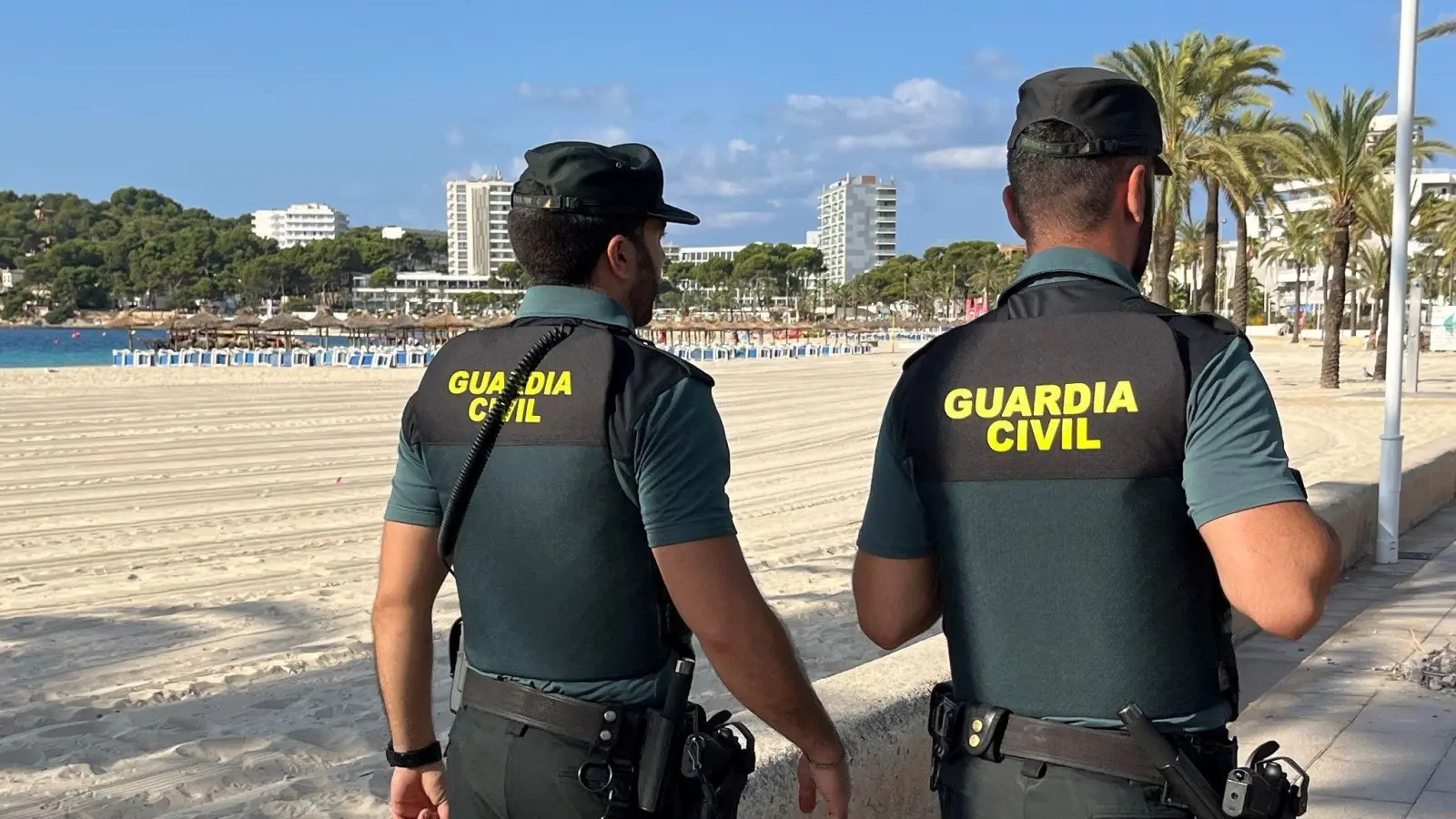 Die Polizeieinheit Guardia Civil hatte die Verdächtigen im Sommer 2024 festgenommen. (Archivfoto) (Foto: Guardia Civil/Europapress/dpa)