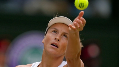 Tatjana Maria musste sich in der ersten Runde geschlagen geben. (Foto: Kirsty Wigglesworth/AP/dpa/Archivbild)