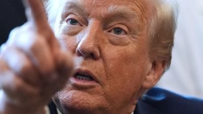 Trump beharrt auf seinen Anspruch auf Grönland. (Archivbild) (Foto: Evan Vucci/AP/dpa)