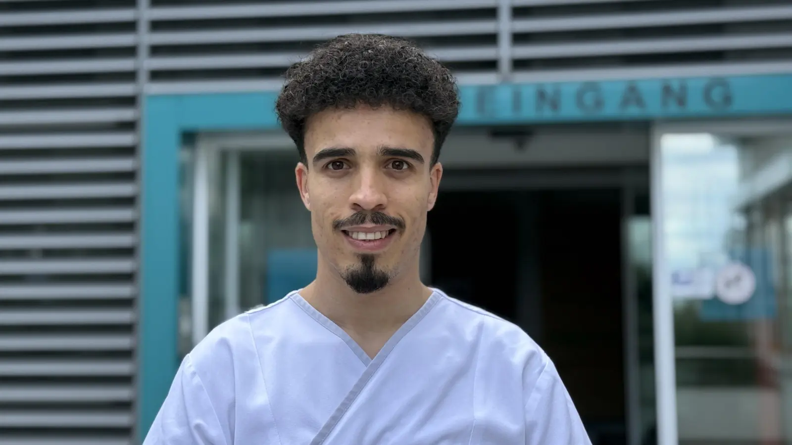 Nor-Eddine El Gharbali fühlt sich in Bad Windsheim angekommen. (Foto: Josefine Mühlroth)