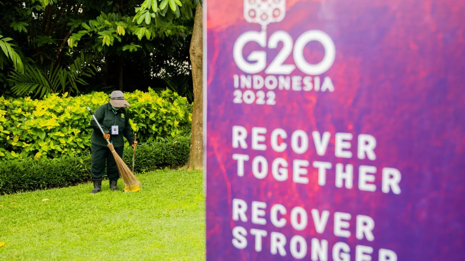 Das Treffen der Gruppe der G20 findet am 15. und 16. November auf Bali statt. (Foto: Christoph Soeder/dpa)