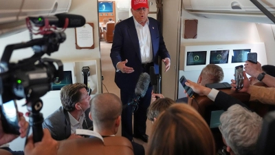 Israel hat nach Angaben von US-Präsident Trump notwendigen Bedingungen für den Abschluss einer Waffenruhe zugestimmt.  (Foto: Evan Vucci/AP/dpa)