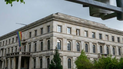 Die staatliche Hochschule für Musik und Theater München. (Foto: Peter Kneffel/dpa)