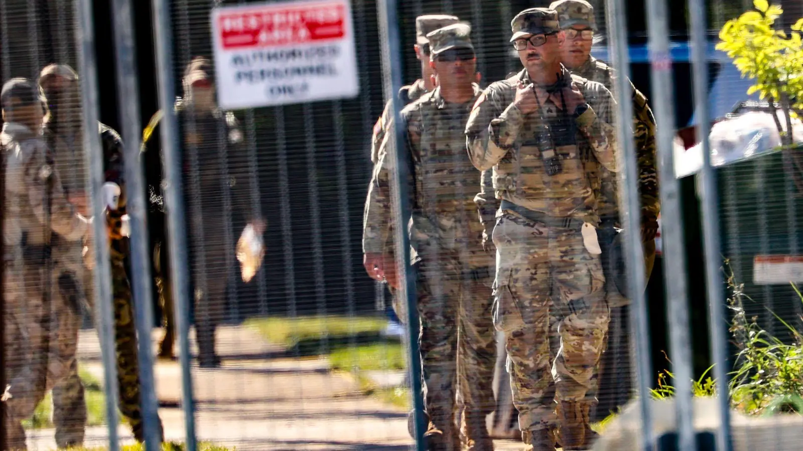 Die Nationalgarde ist nach US-Medienberichten inzwischen im Raum Chicago im Einsatz.  (Foto: Stacey Wescott/TNS via ZUMA Press Wire/dpa)