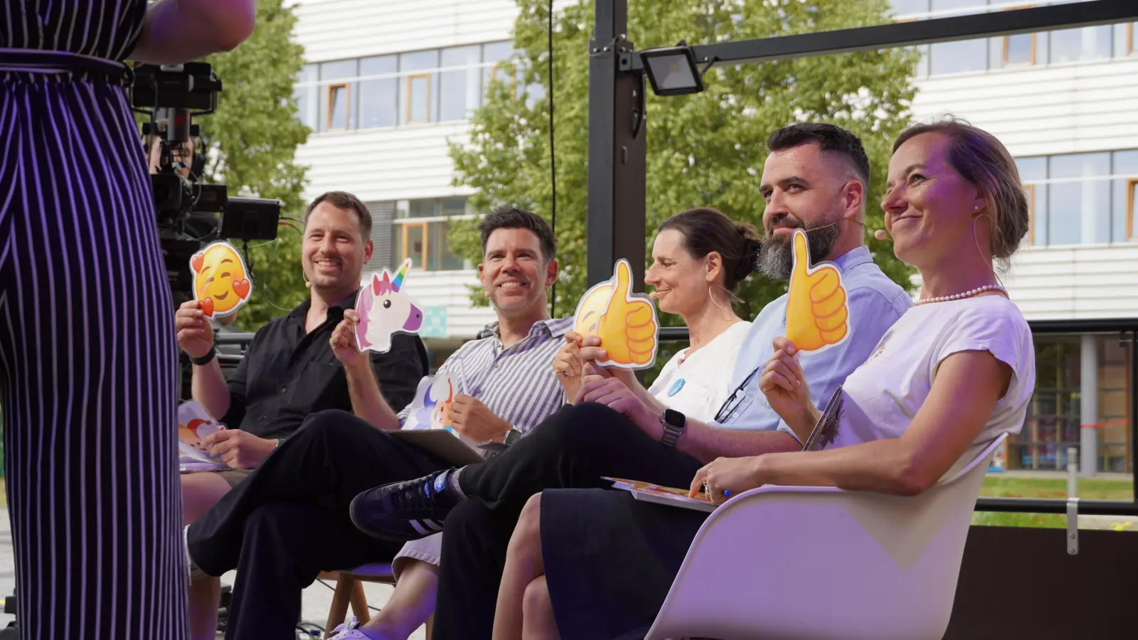 Die hochkarätige Jury gab den Teams wertvolle Impulse. (Foto: Hochschule Ansbach/Alena Shishkina)
